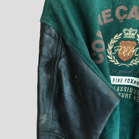 ジャケット・アウター 00s vintage comme ca du mode men jacket Vintage Comme Ca Du Mode Varsity Jacket Green Large Comme Ca