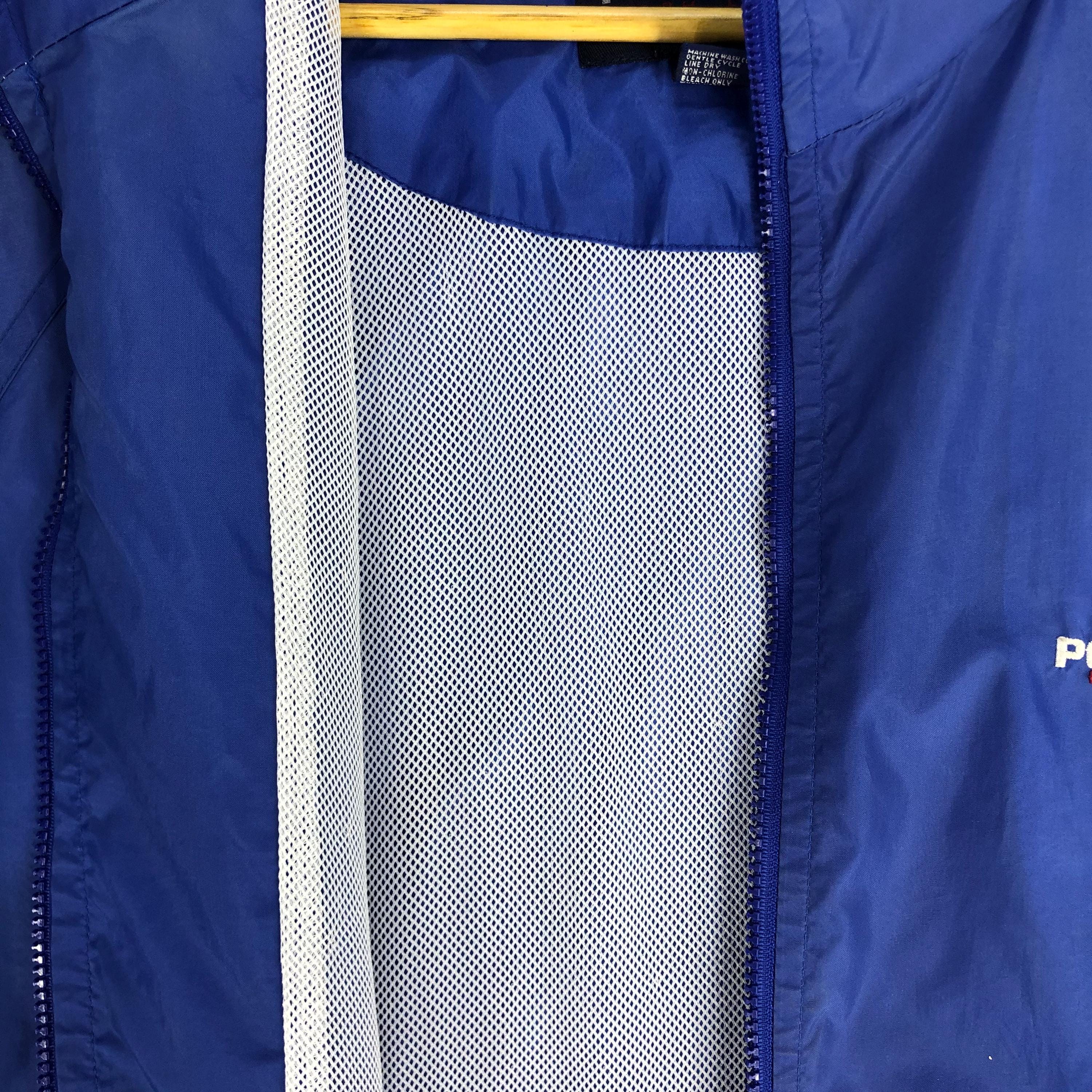 Vintage 90s Polo Sport Ralph Lauren Windbreaker Jacket, Blue XXL