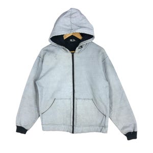 Vintage APC Zipper Hoodie Jacket Apc Designer Gray Jacket Sweater APC France Rue Madame Paris Hoodie Sweater Gray Size M