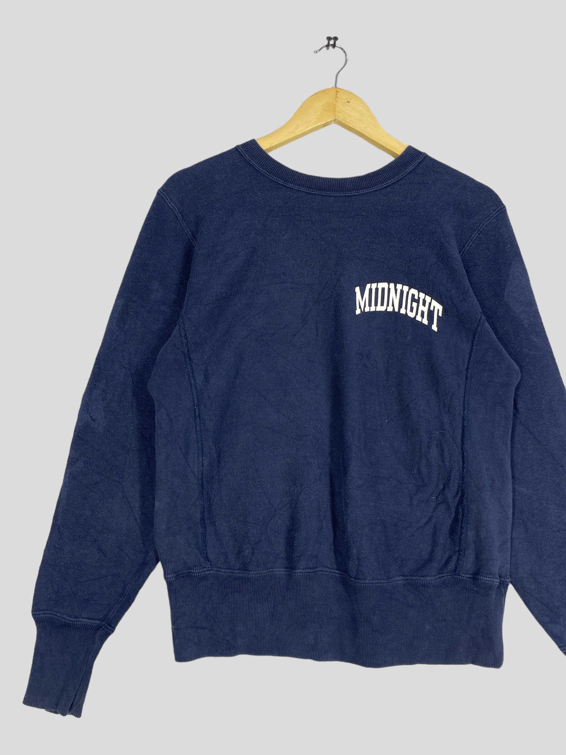 Vintage 90s Champion Reverse Weave Sweatshirt, Midnight Blue, Size