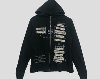 Vintage Dirain Hoodie Sweater Japanese Brand Punk Avantgarde