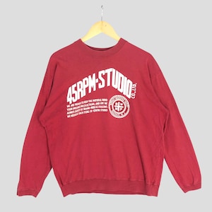 Vintage 45RPM Studio Japan Red Sweatshirt - XL