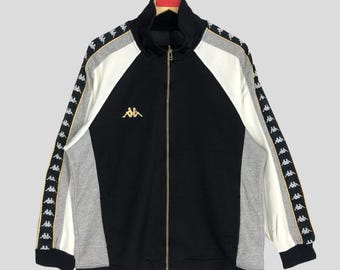 Survêtement Complet Kappa Vintage Années 90 - Taille XL (54) - Bleu - Occasion TBE