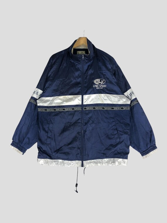 Vintage Lynx Sport Nylon Windbreaker Jacket - Size L - Etsy