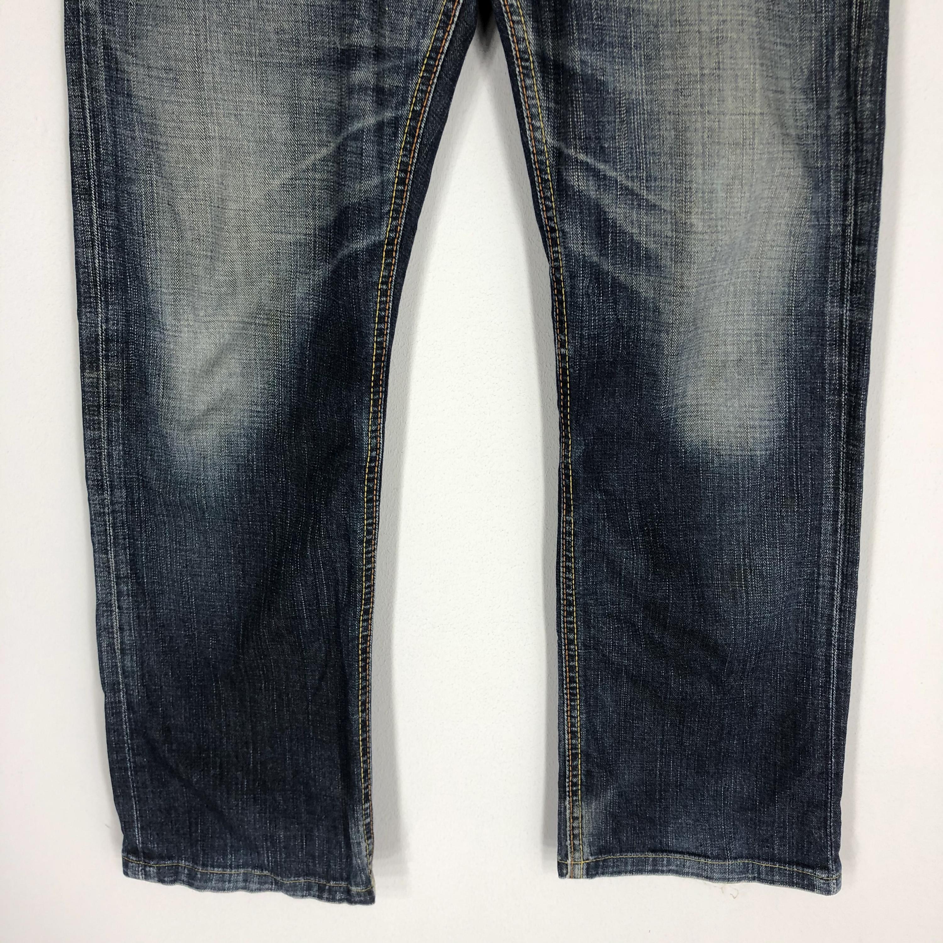 Vintage Edwin 503 Stone Washed Jeans: Faded Black Denim, Made in 