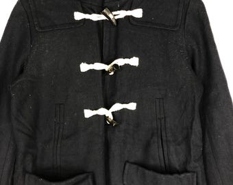 Vintage Earth Music Ecology Duffle Coat: Japanese Hoodie