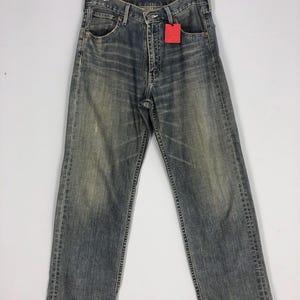 Talla 31 x 40,5 Vaqueros Levi&#39;s 503 lavados a la piedra Vaqueros Levi&#39;s azules desgastados y sucios Vaqueros Levi&#39;s azules desgastados de los años 90 Vaqueros mom Levi&#39;s W31