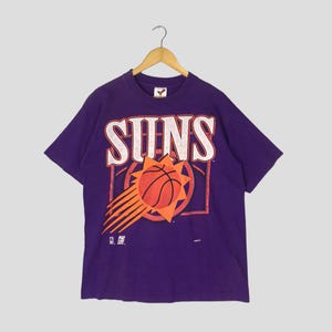 Vintage 90s Phoenix Suns NBA T Shirt Large Phoenix Suns National Basketball Tee Phoenix Suns Purple Phoenix Suns NBA TShirt L