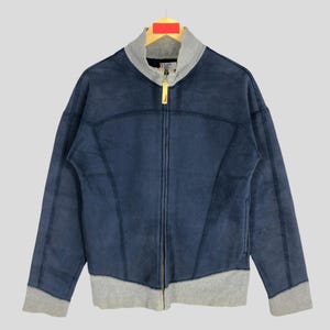 Vintage 90s: Levi's Zipped Cotton Chore Jacket - Grey Beige