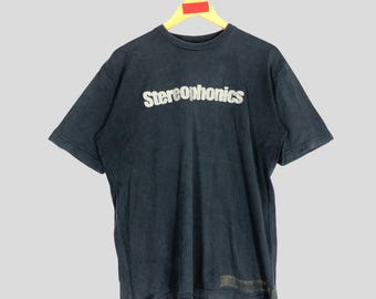 Camiseta vintage de Stereophonics, Devilock Japan, rock galés, talla L