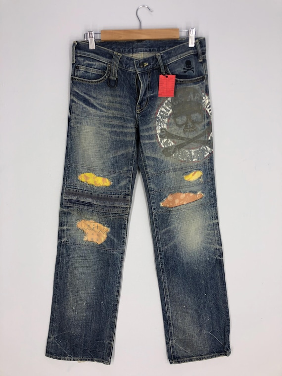 Roen Jeans スカルプリント デニム 30 Men's Roen Denim | Grailed