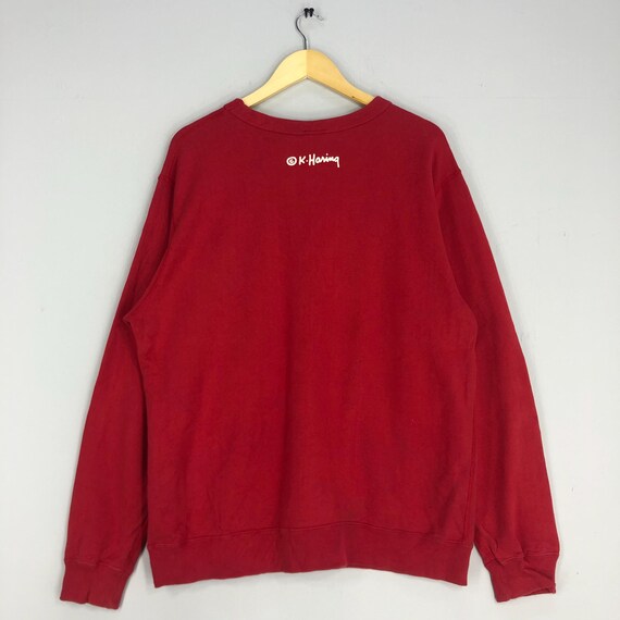 ヴィンテージ キース・ヘリング スウェットシャツ XL：ポップアート