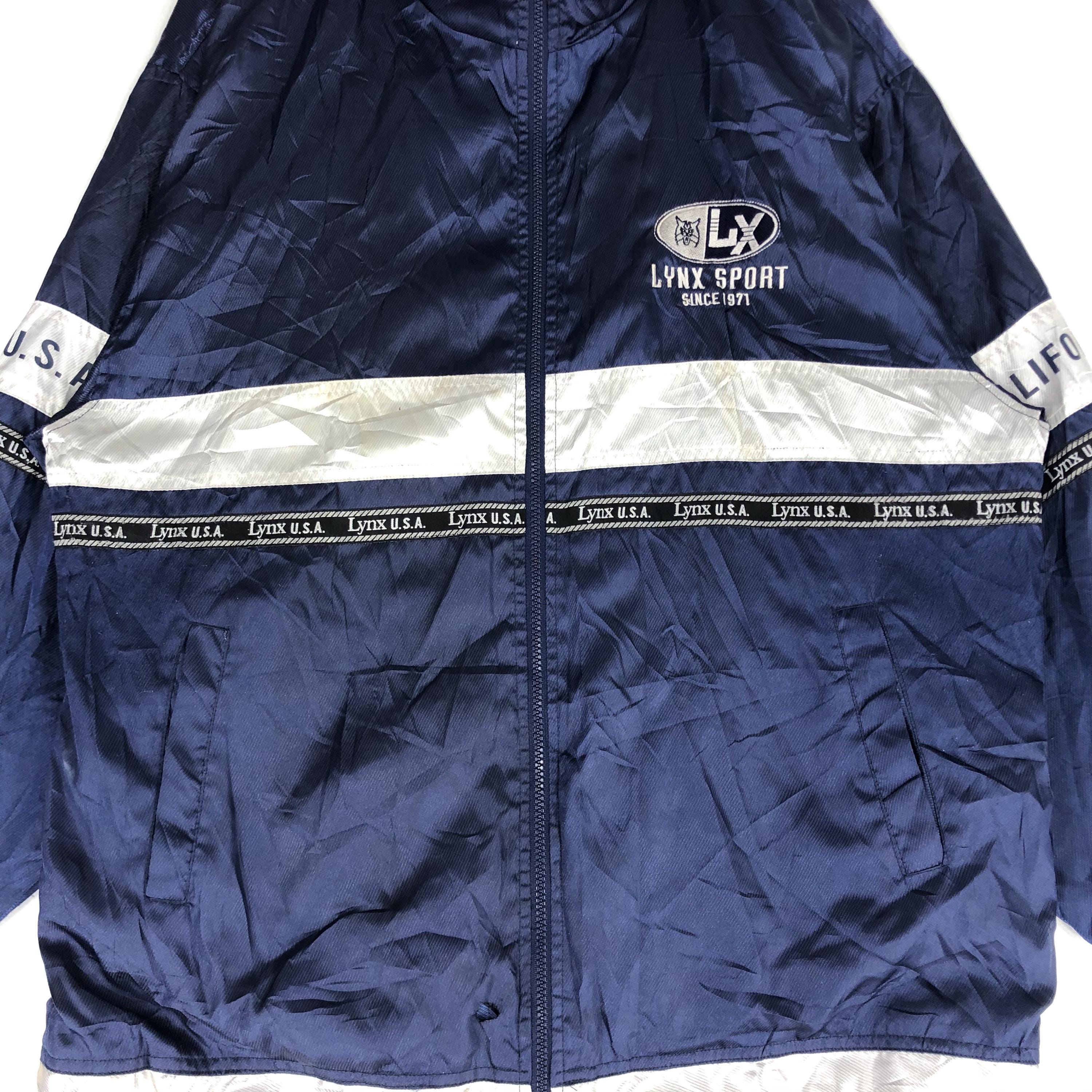 Vintage Lynx Sport Nylon Windbreaker Jacket - Size L - Etsy