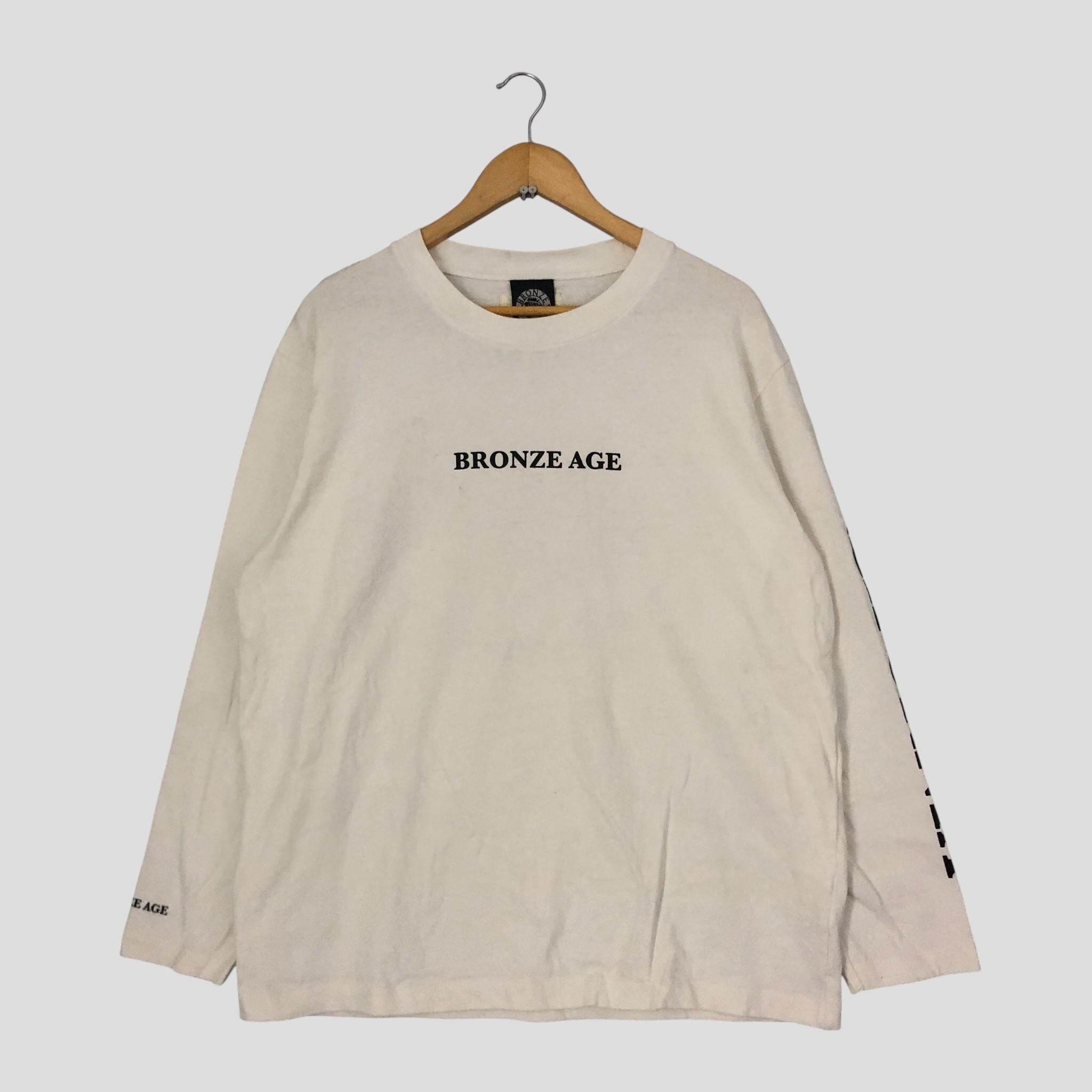 Vintage Bronze Age Skate T-shirt – Fish Bones Longsleeve, XL 