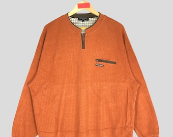 Vintage SACSNY Y'saccs Half Zip Sweatshirt - Yohji Yamamoto 3L