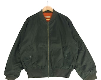 Vintage 70s I. Spiewak MA-1 Bomber Jacket: USAF Military Flight
