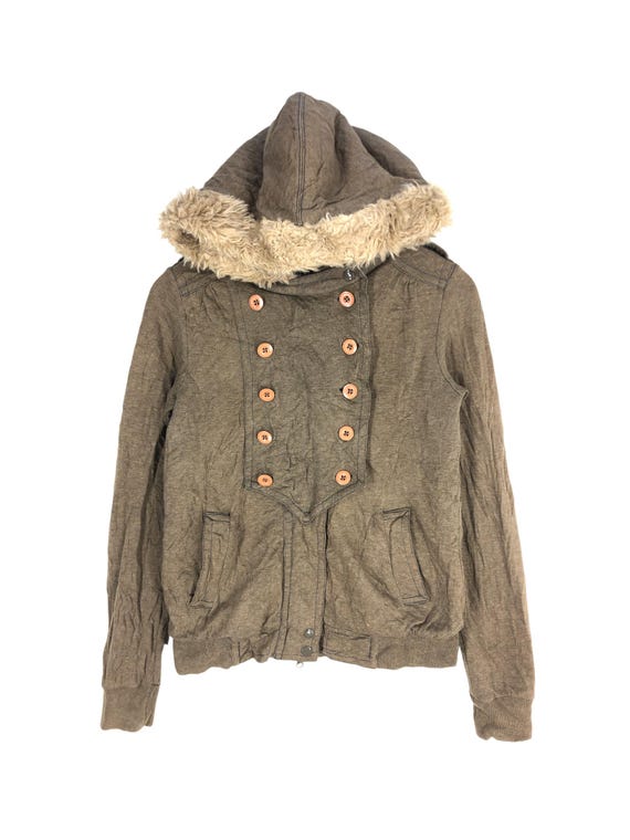 Marc Jacobs, Vintage Marc Jacobs Wool Blend Sweater Hoodie - Cream XS
