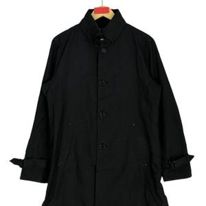 Vintage Japanese Brand MA-JI Masatomo Jacket Medium MAJI Masatomo Light Jacket Black Ma-Ji Masatomo Light Coat Blazer Style Size M