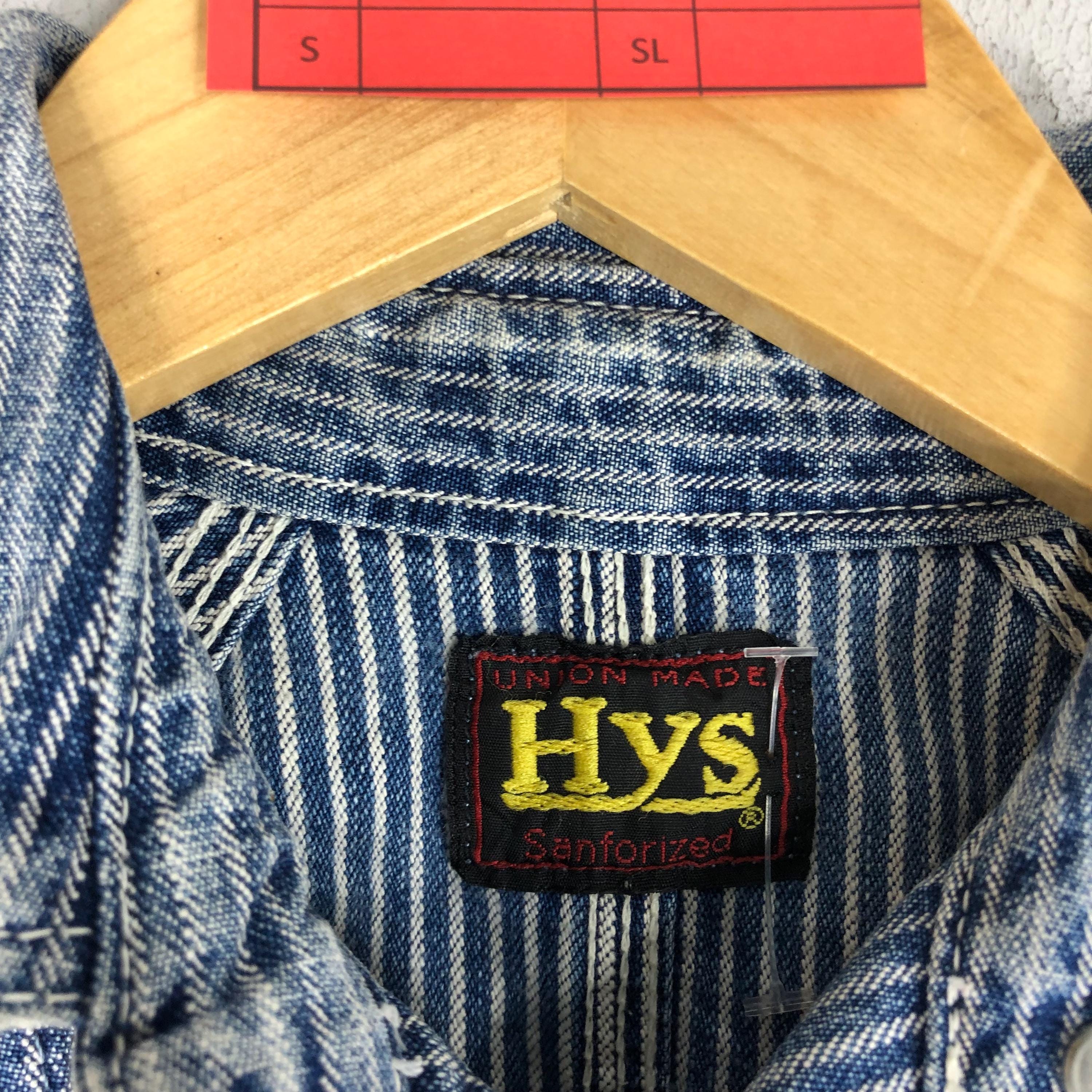 Vintage Hysteric Glamour Hickory Stripe Denim Chore Jacket, Size S