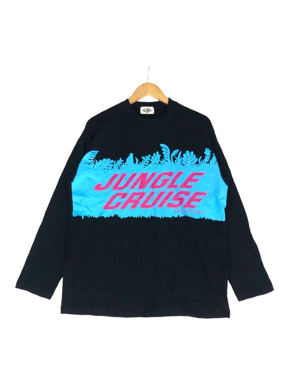 Kansai Yamamoto, Vintage Kansai Yamamoto Longsleeve T-Shirt: Jungle Cruise Print, Size L