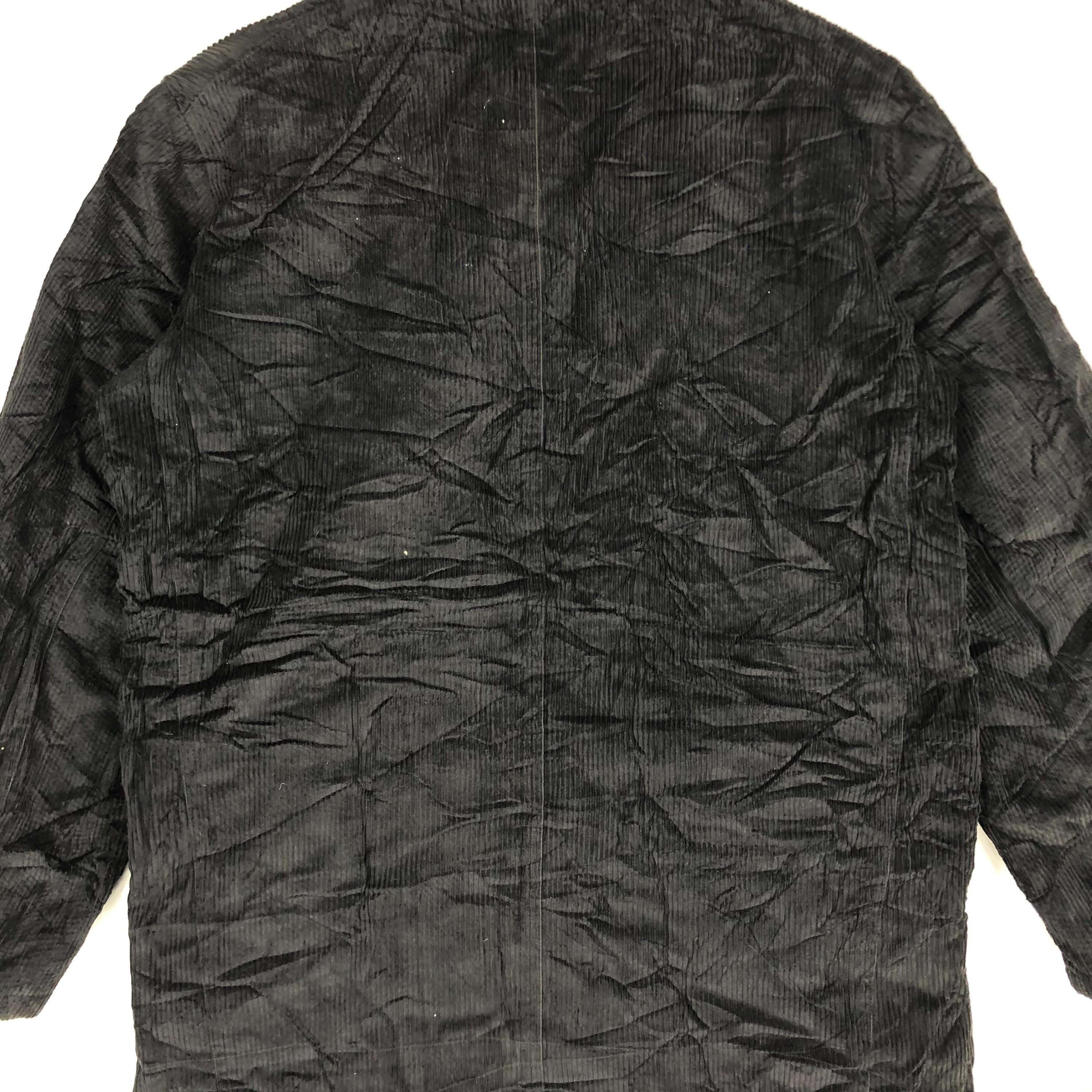 ジャケット・アウター 90s archive agnes b. homme corduroy coat Vintage Agnes B Corduroy Duffle Jacket, Black Button Down, Size 1