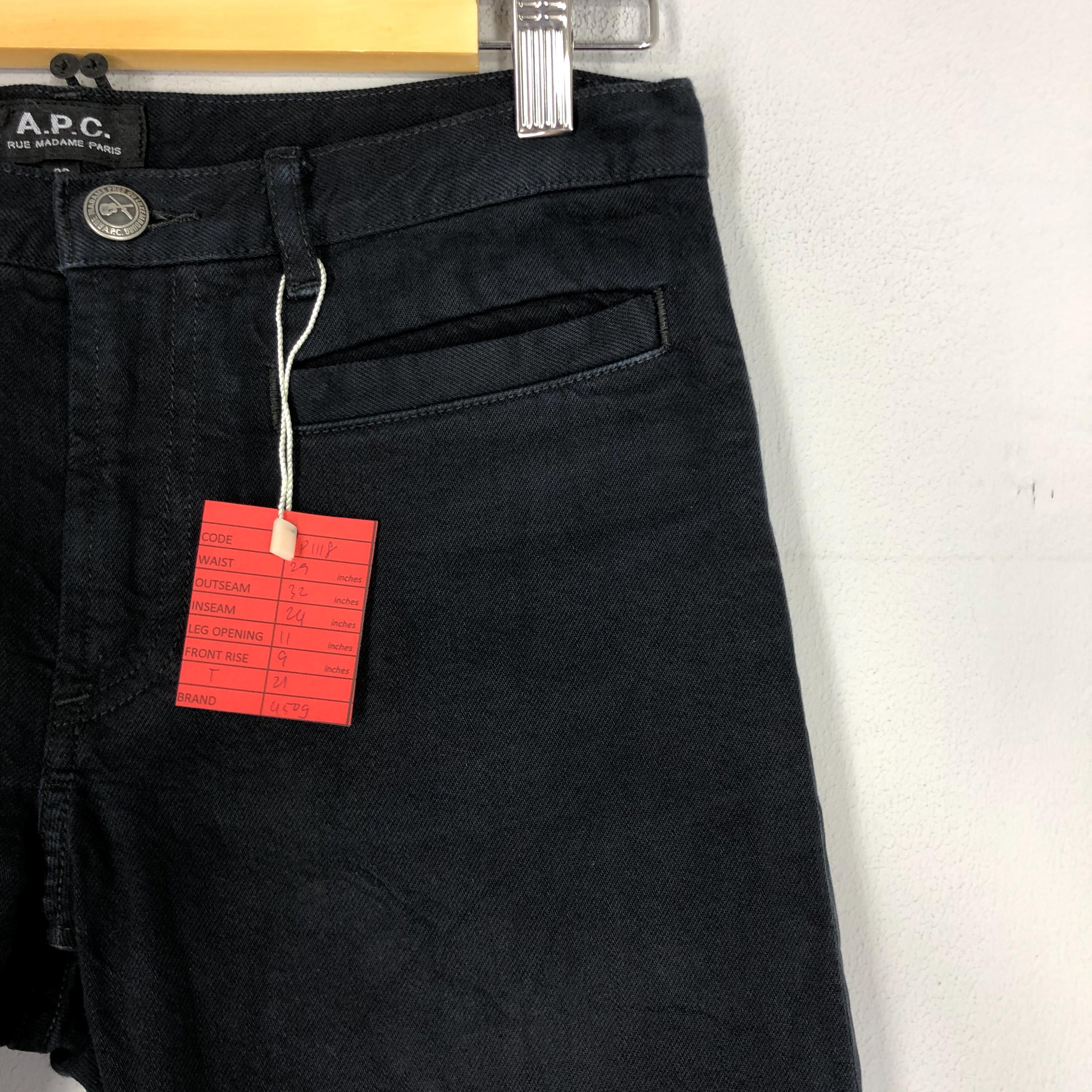 A.P.C. パリ ブラック スキニージーンズ - サイズ 29、日本製 - Etsy 日本