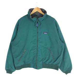Vintage LL Bean Usa Bomber Jacket LL Bean Quilted Puffer Jacket Mens Ll Bean Windbreaker Zipper Jacket Ll Bean Warm Up Size XL