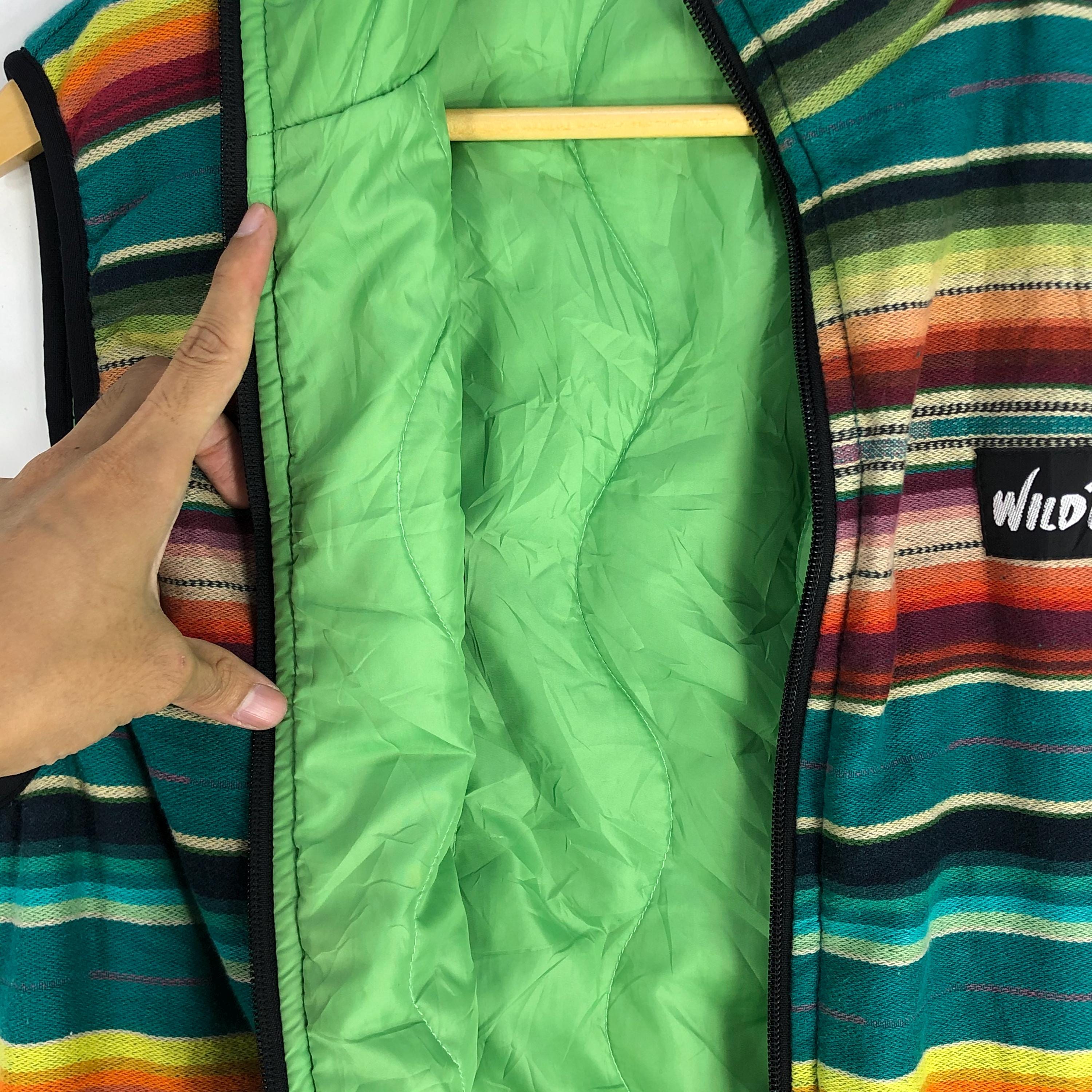 Vintage Wild Things Reversible Puffer Vest Jacket Wild
