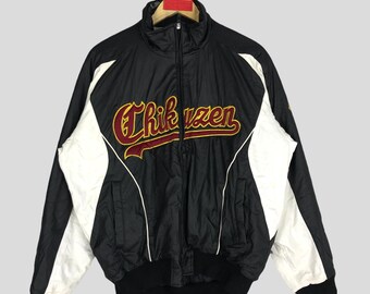 Vintage  Chikuzen Varsity Jacket XLarge  Chikuzen Baseball Jacket  Chikuzen Bomber style Jacket  Chikuzen Baseball Jacket Size XL