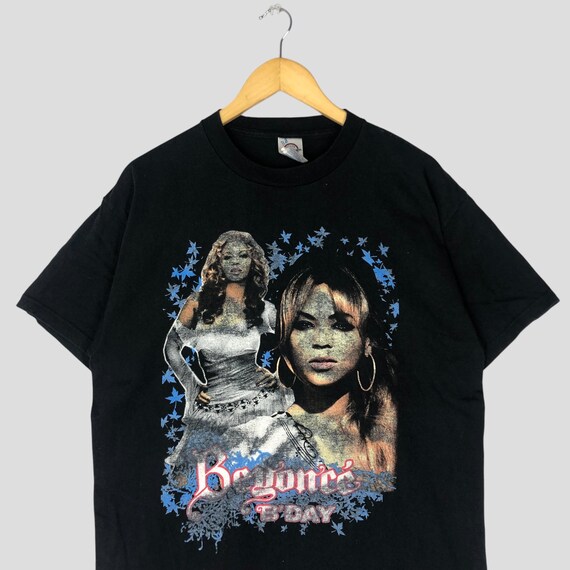Vintage Y2K Beyoncé B'day Album Promo US Tour Rap Style T-shirt