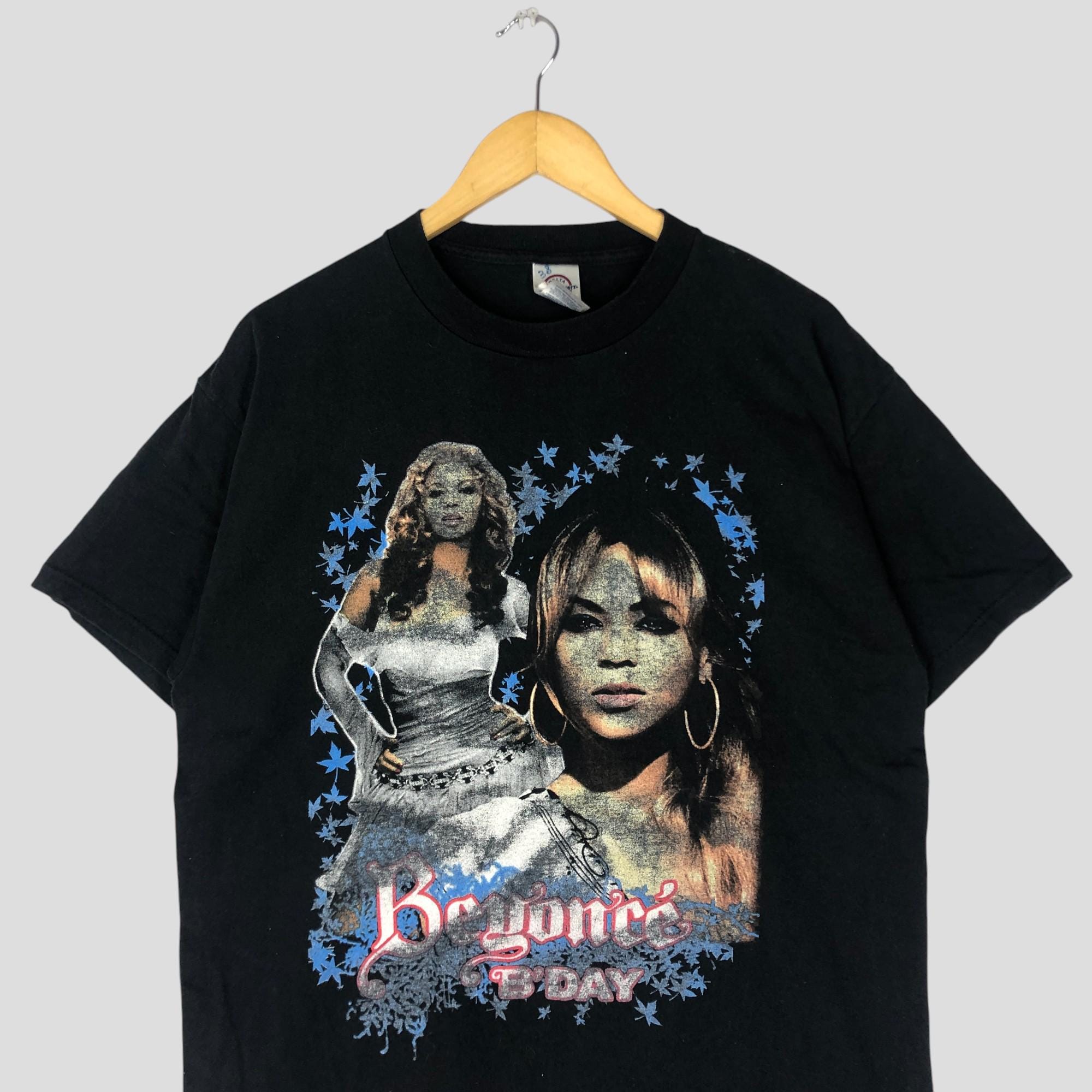 Vintage Y2K Beyoncé B'day Album Promo US Tour Rap Style T-shirt