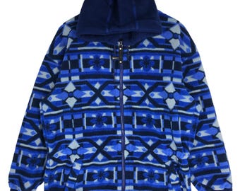 Vintage 90's PHENIX Aztec Navajo Fleece Medium Phenix Polartec
