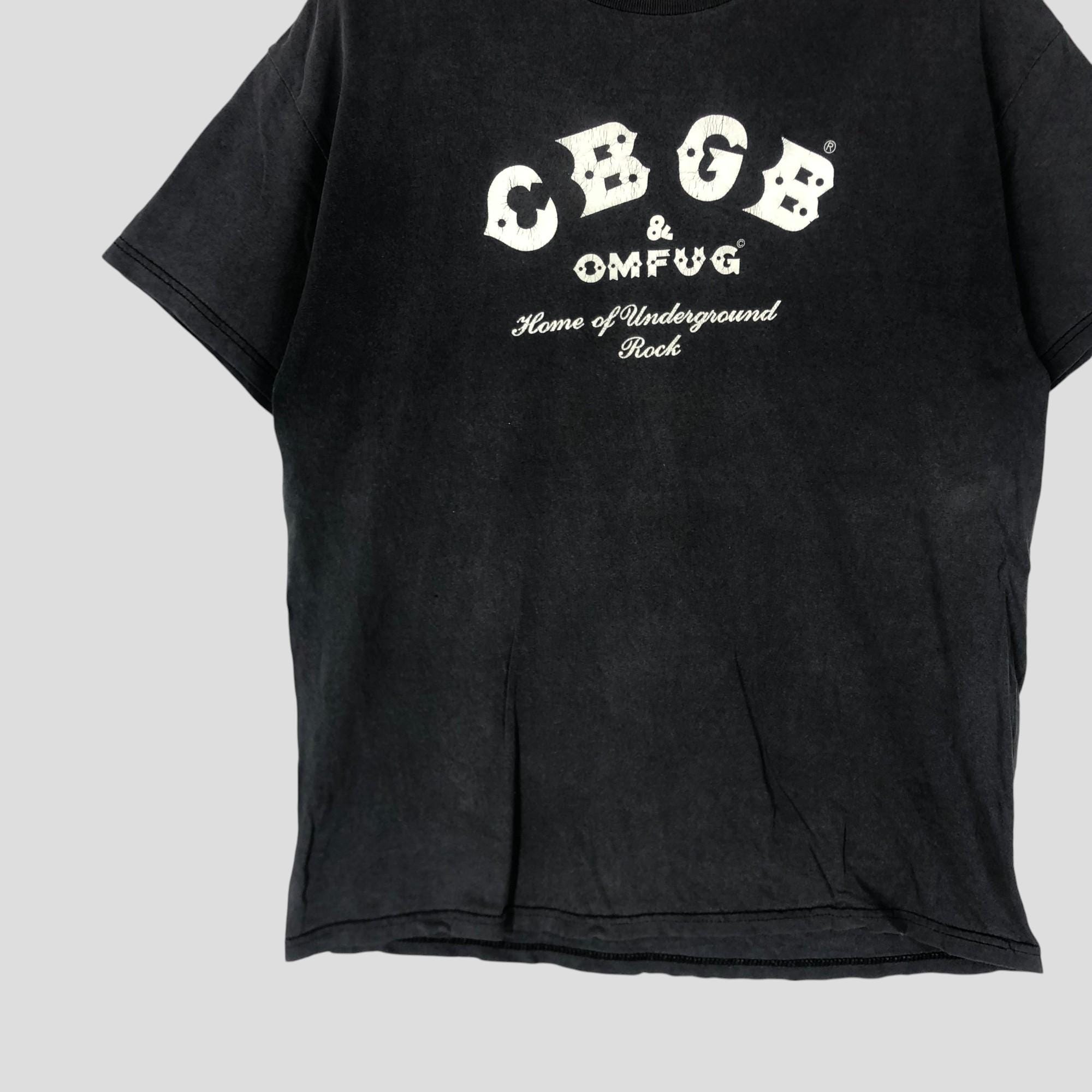 Vintage 90s CBGB & OMFUG T-shirt Home of Underground Rock