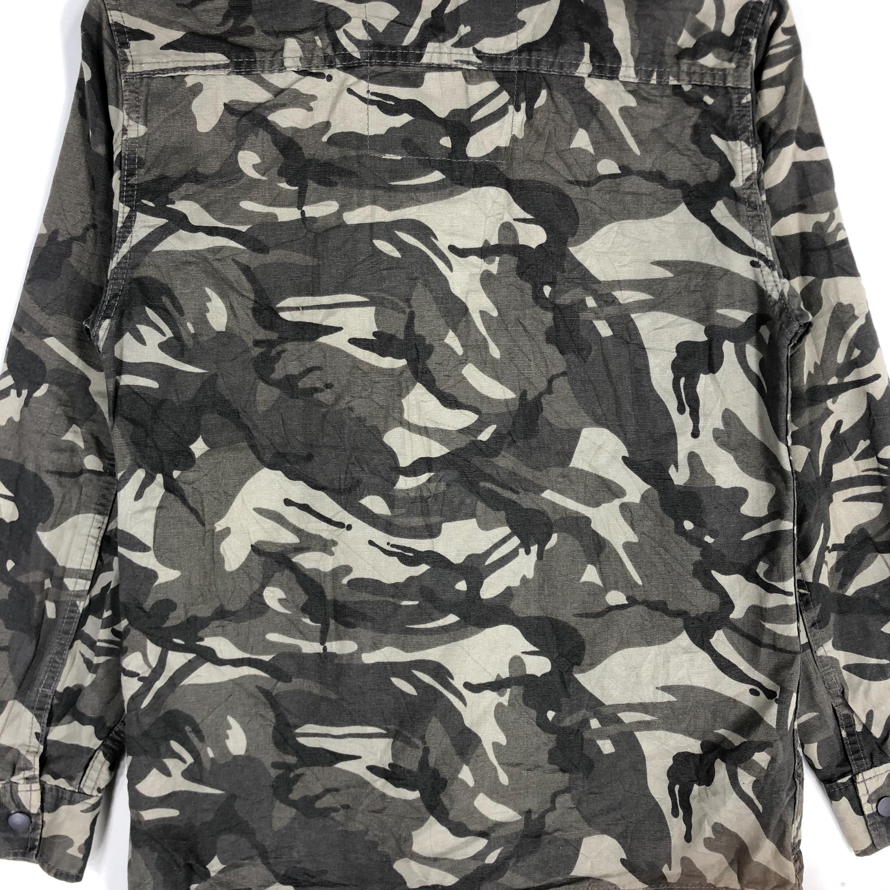 ヴィンテージ カモフラージュ コットン ミリタリー ジャケット