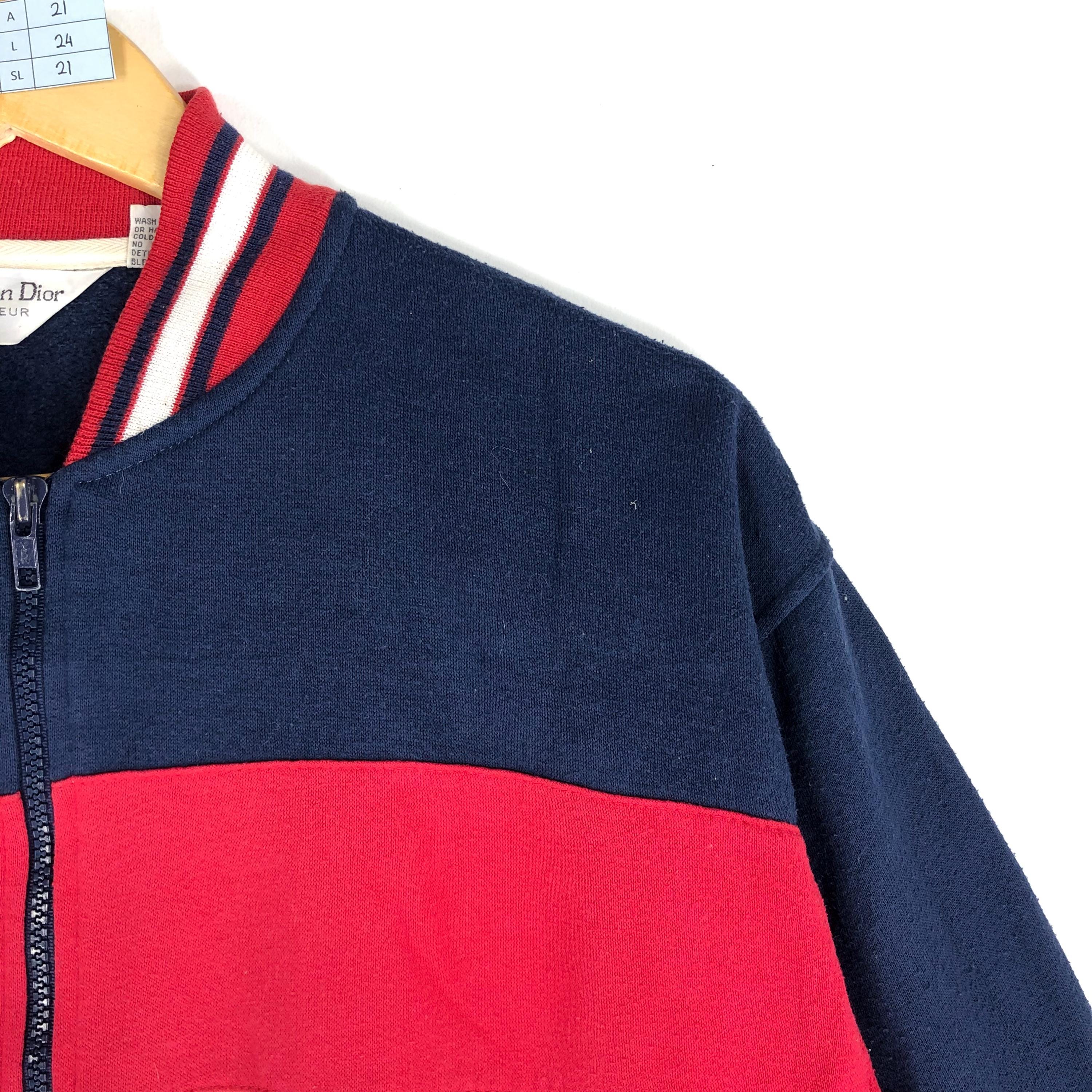 Vintage Christian Dior Monsieur Sports Zip up Sweater Color Vintage Christian Dior Monsieur Sports Zip up Sweater Color