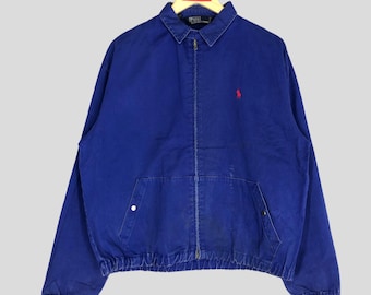 Vintage Polo Ralph Lauren Zip up Harrington Jacket - Etsy