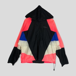 Vintage 90&#39;s Nike Swoosh Training Jacket Large Nike Swoosh Grey Tag Windbreaker Jacket Nike Sportswear Jacket 1980s Nike Light Jacket Size L