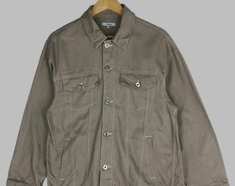 Vintage Japanese Cotton Trucker Jacket - Size M