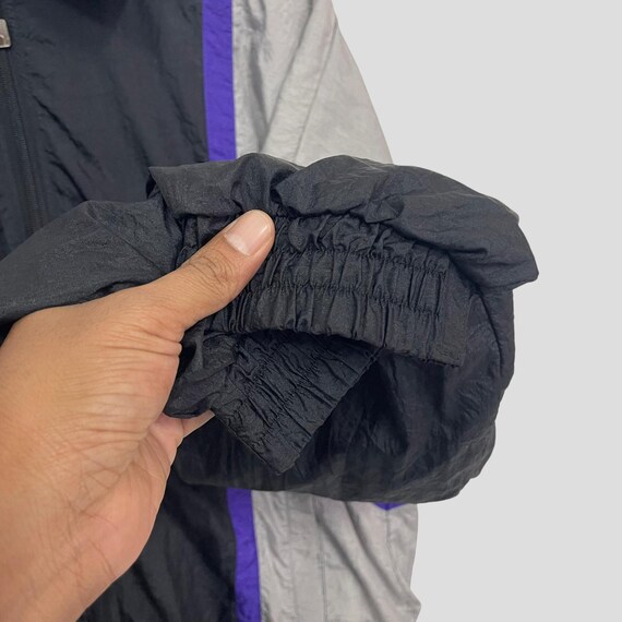 Vintage Active Stuff Colourblock Windbreaker Zipp… - image 4