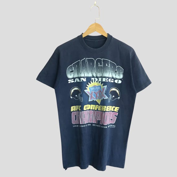 Vintage 90s San Diego Chargers T-shirt: AFC Champions NFL Football