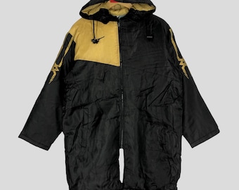 Vintage Mizuno Hoodie Jacket Large Black Vintage Mizuno Windbreaker 90s Mizuno Made In Japan Hoodie Jacket Long Winter Jacket Size L