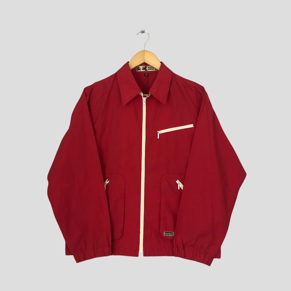 Vintage Kansai Yamamoto Windbreaker Jacket - Red Nylon - Size M - Etsy