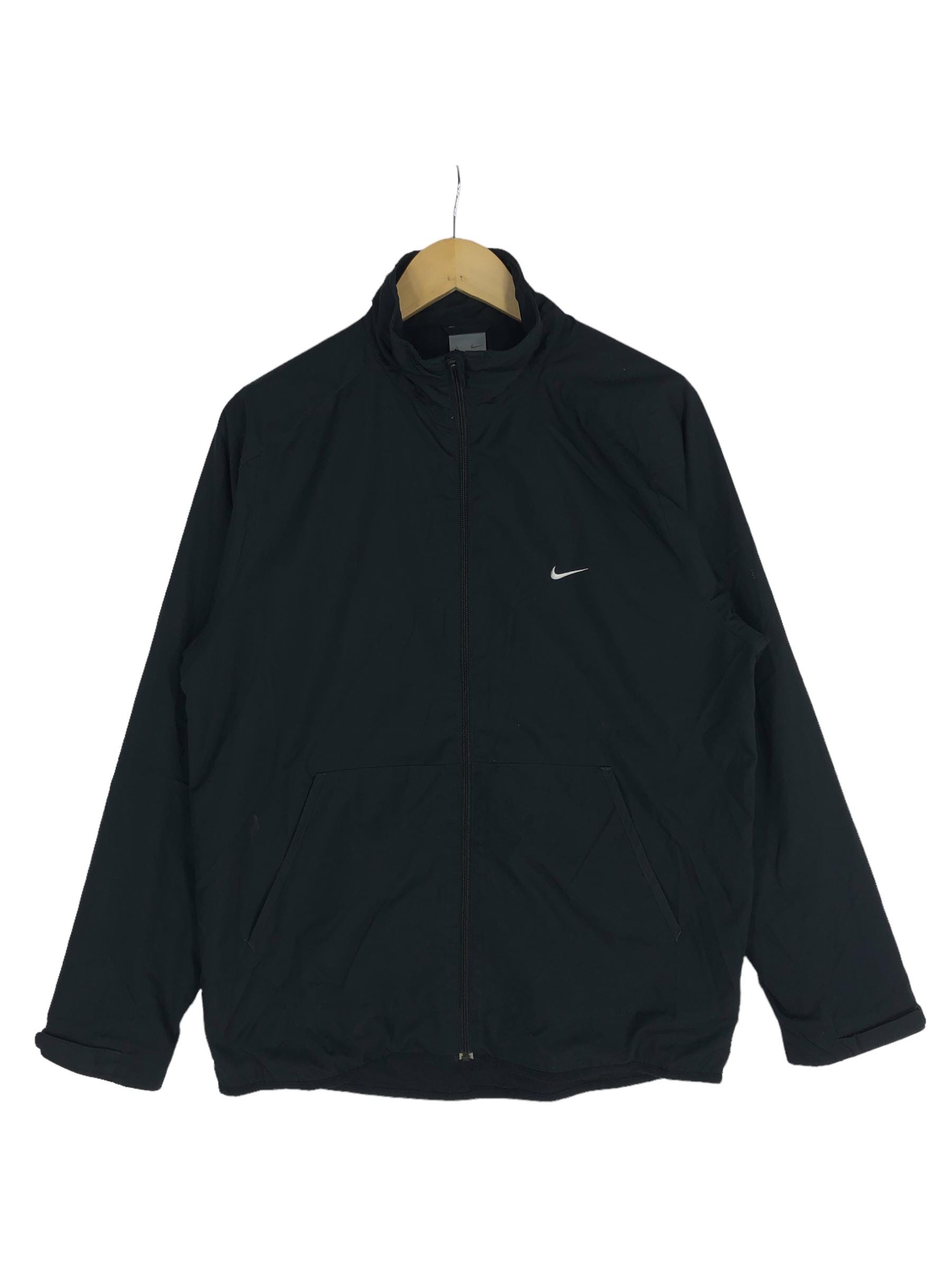 nike training jacket black