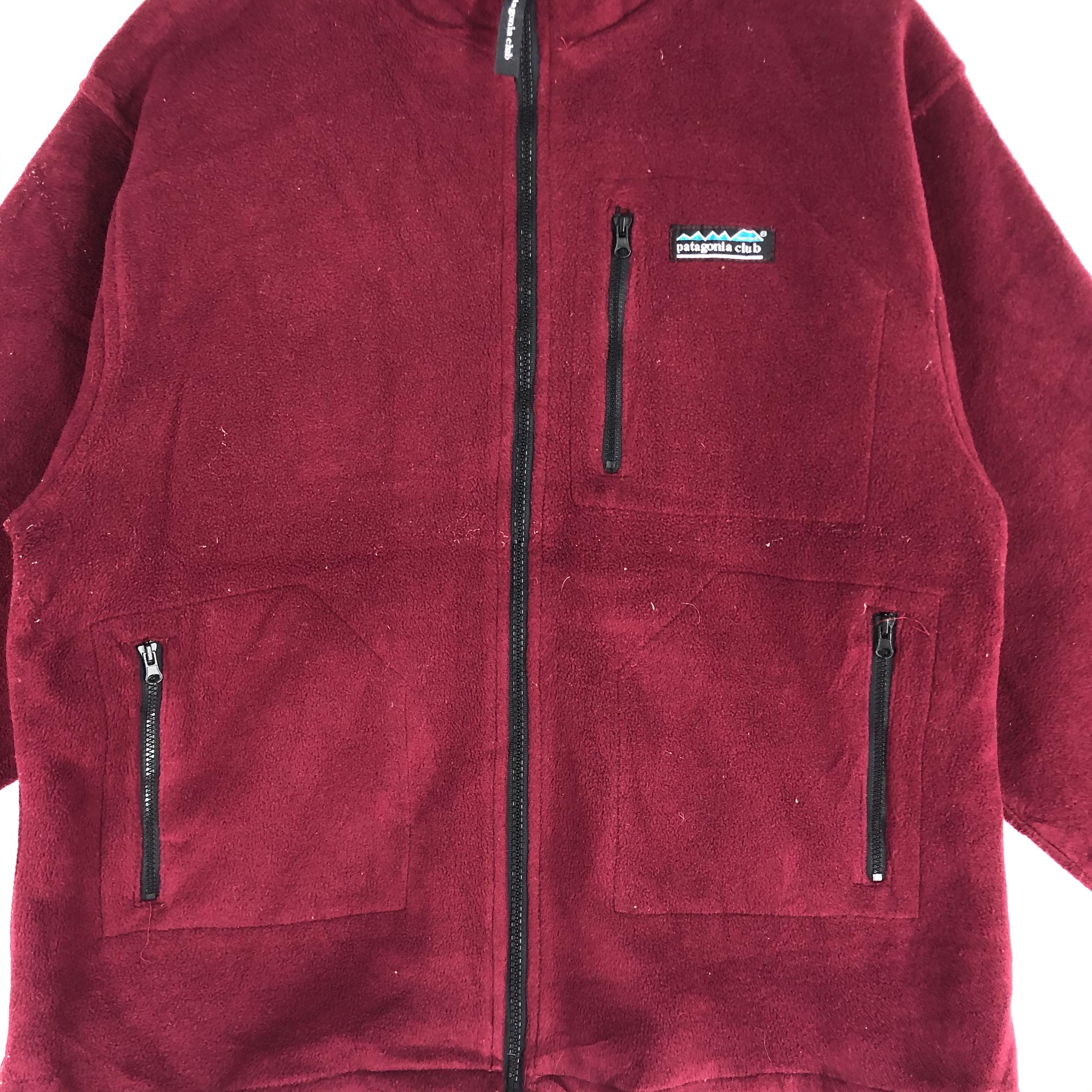ジャケット・アウター 90s patagonia fleece jacket Vintage 90's PATAGONIA Fleece Zip Up Jacket Sz 12 Possible