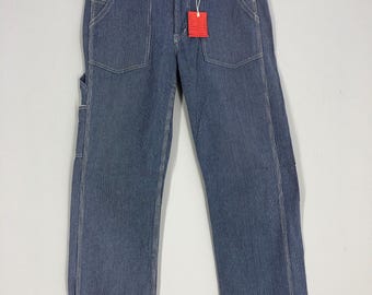 ヴィンテージ 日本製 ウォバッシュ ストライプ パンツ - デザイナー