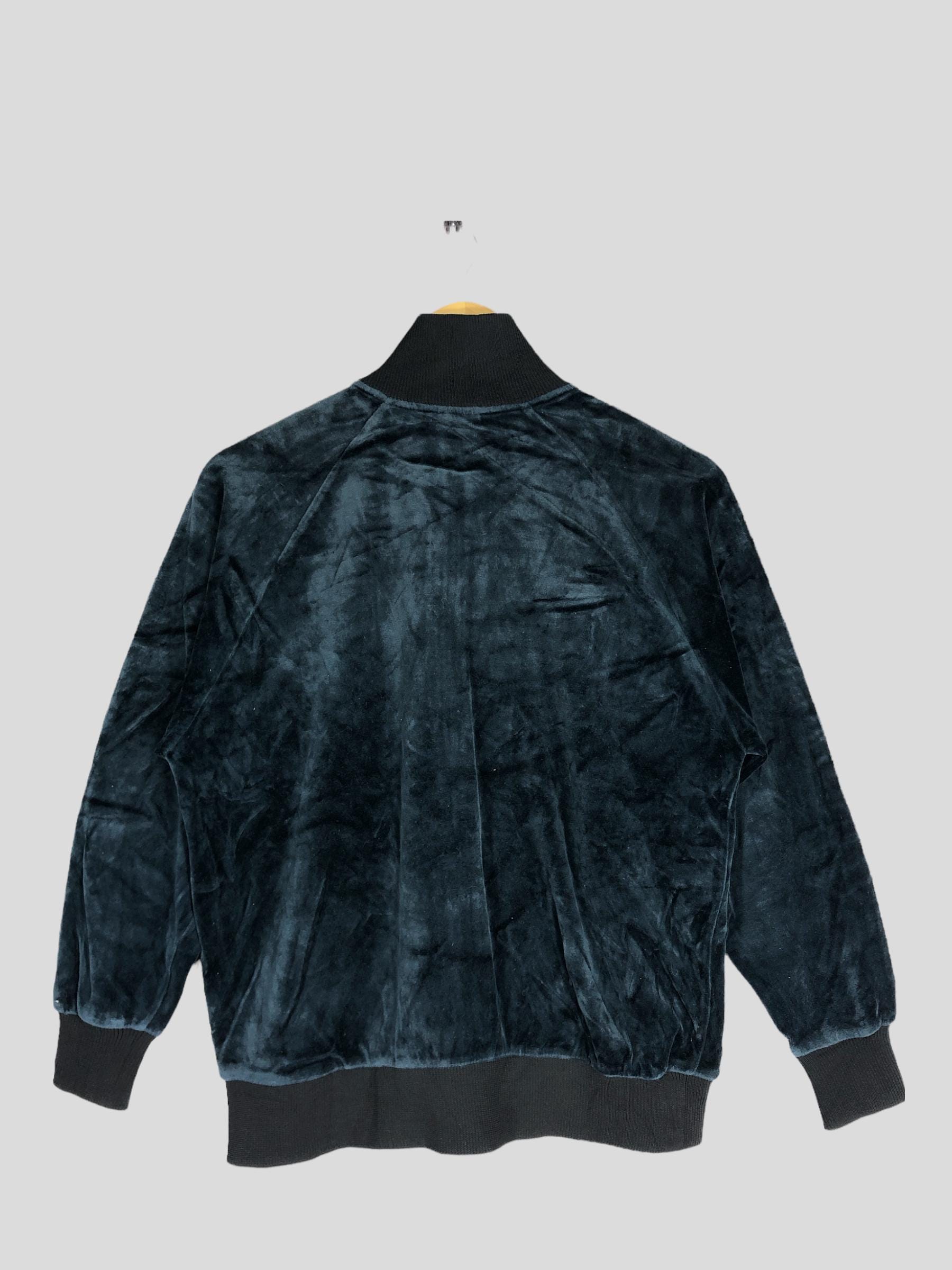 Vintage 90s Champion Zipper Velvet Jacket Medium Champion
