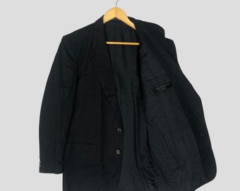 Vintage Comme Des Garcons Homme chaqueta blazer negra tamaño mediano