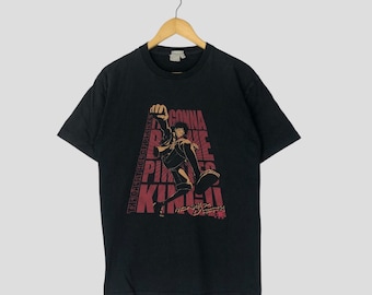 Camiseta negra vintage Y2K de One Piece Tony Tony Chopper Monkey D Luffy con estampado de anime Talla M
