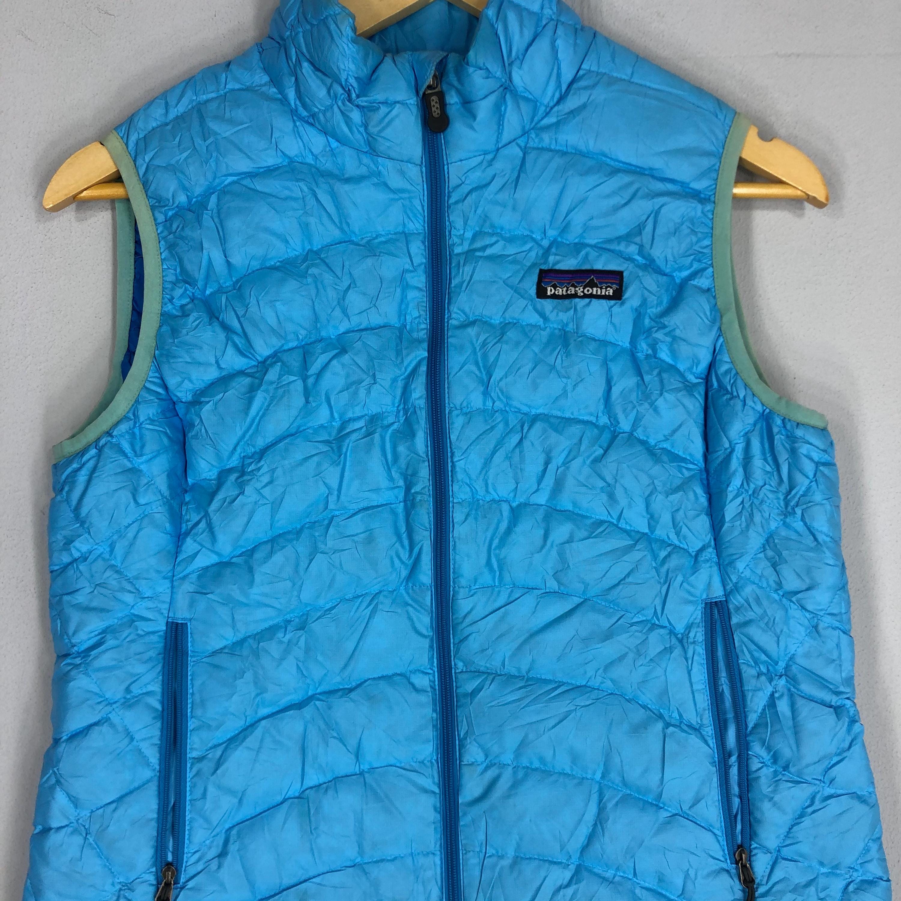 Vintage Patagonia Puffer Vest: 90s Quilted Nylon Jacket (size S