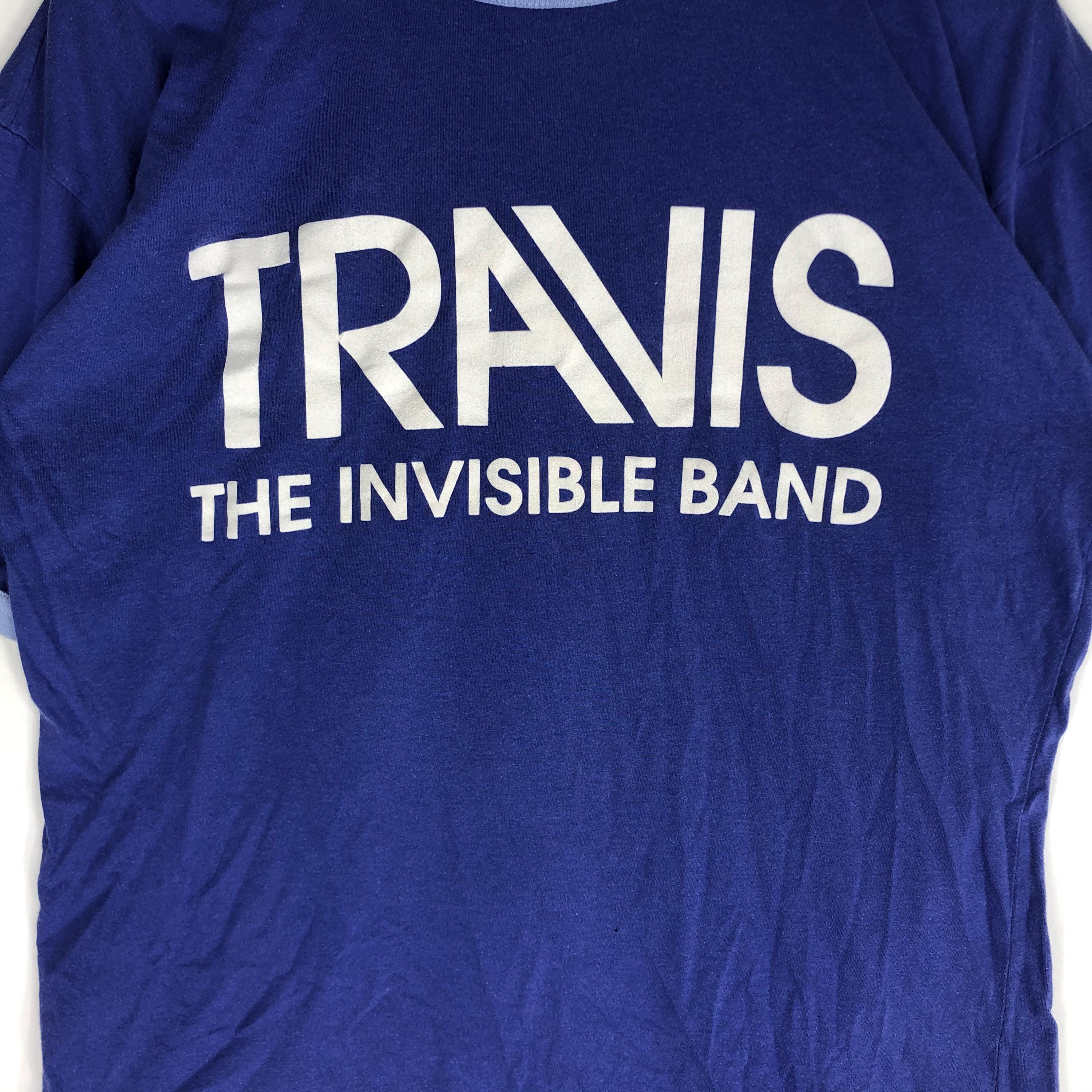 Vintage Travis the Invisible Band Album T Shirt Travis Scottish